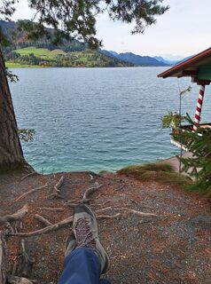 Foto von Dagmar Hofer entlang der Tour