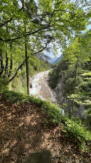 Foto von Sabrina Seidner entlang der Tour