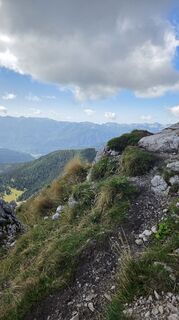 Foto von Klementina Gartner entlang der Tour