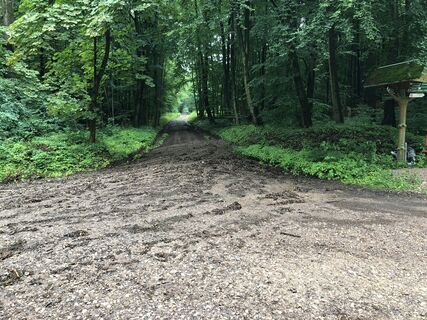 Foto von Rolf Hartung entlang der Tour