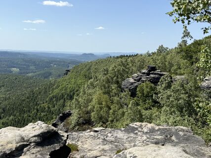 Foto de Norbert Herbig a lo largo del recorrido