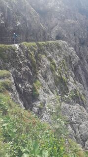 Foto de Sergio Fontana a lo largo del recorrido