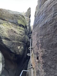 Foto von Sylvia Sellung entlang der Tour