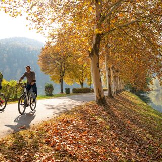 Radfahren entlang der Feistritz: Stopp Stubenbergsee