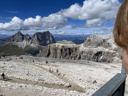 Foto da Wido lungo il tour