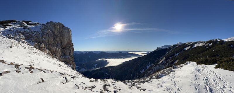 Foto de Raphael Höller a lo largo del recorrido