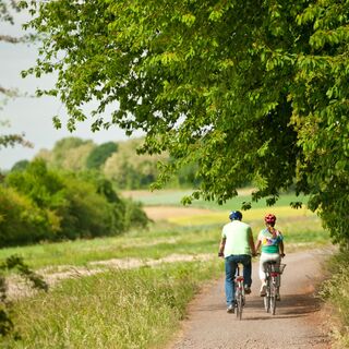 Auf dem Lahnradweg durch das Gleiberger Land bei Gießen
