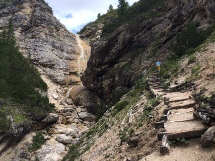 Foto von Frédéric Lagandré entlang der Tour