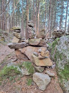 Foto von Dagmar Hofer entlang der Tour