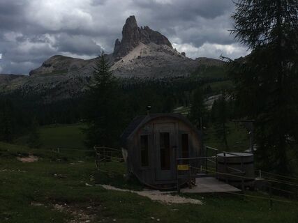 Foto von Frédéric Lagandré entlang der Tour