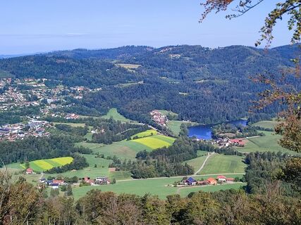 Aussicht vom AT am Staffelberg mit Blick zum Freudensee