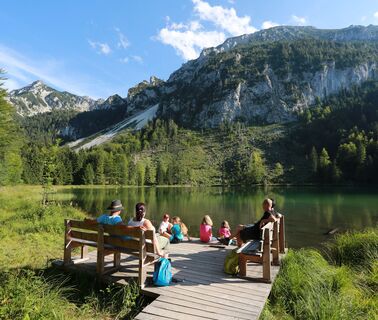 Rast am Inzeller Frillensee. Entspannung pur.