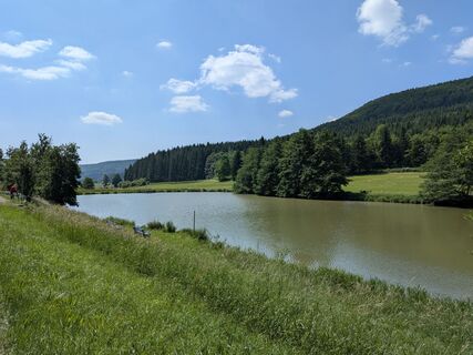 Foto von Sabrina Hackel entlang der Tour