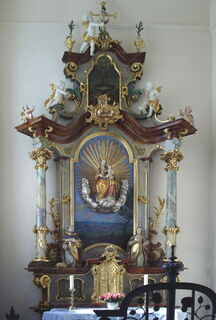 Betenbrunn: Wallfahrtsaltar in der Gnadenkapelle