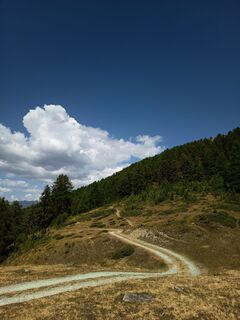 Foto von Aner entlang der Tour
