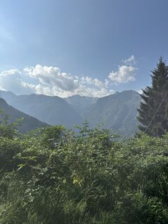 Photo de Agnese Martinelli le long du parcours