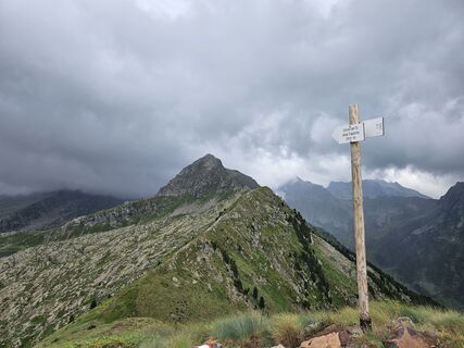 Foto von Davide Baglioni entlang der Tour