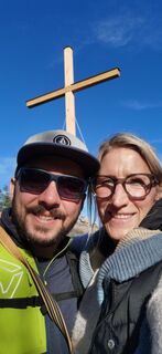 Foto de Klaus Lehner a lo largo del recorrido