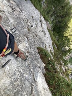 Photo de Christian Spielmann le long du parcours