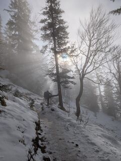 Foto de Sven Krieblin a lo largo del recorrido