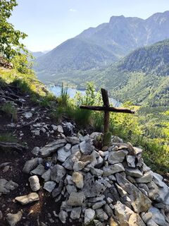 Photo de Edith le long du parcours