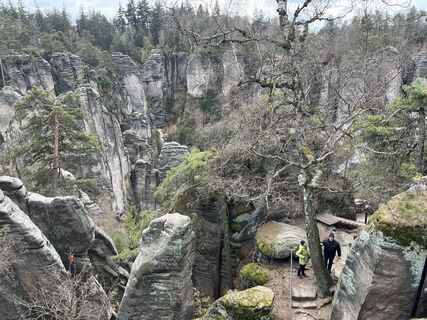 Zdjęcie z Andreas Stopperich wzdłuż trasy