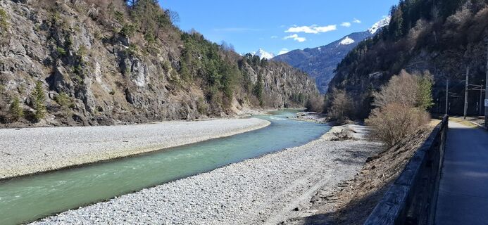 Foto de Christian Freythaler a lo largo del recorrido
