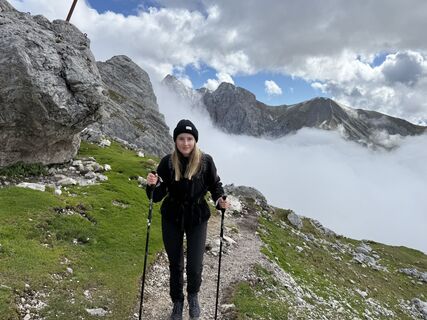 Foto von Sven de Vries entlang der Tour