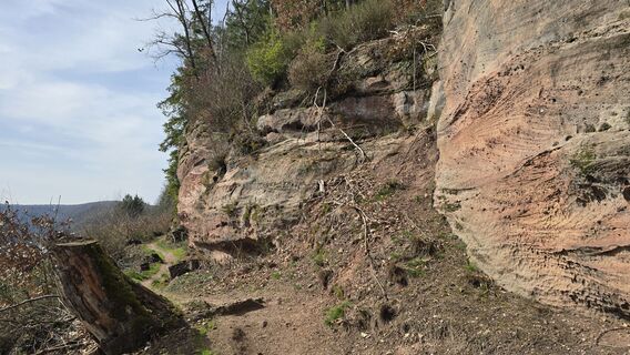 Zdjęcie z Katja Senkel wzdłuż trasy