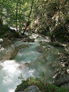 Foto von Dagmar Hofer entlang der Tour