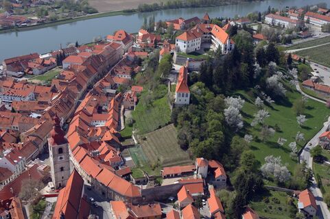 Schloss Ptuj mit umliegender Altstadt
