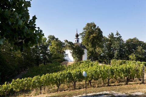 Blick zur Kapelle