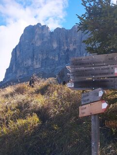 Foto von Angelika Unterrainer entlang der Tour