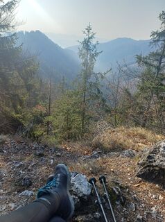 Foto von Sandra Pengg entlang der Tour