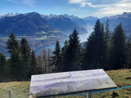 Foto de Andreas Stadel a lo largo del recorrido