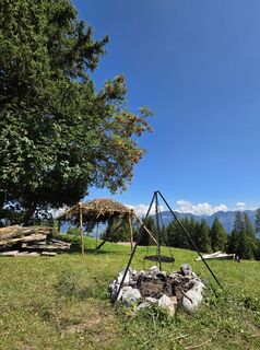 Photo de Andrea Müller le long du parcours