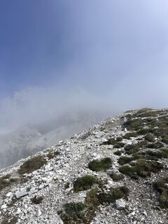 Foto de Lukas Schwarz a lo largo del recorrido