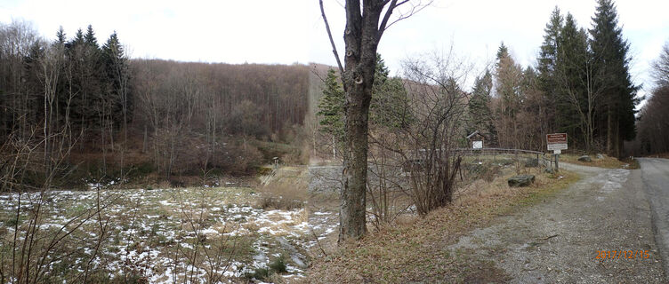 Wanderstart bei der Riesenbachklause