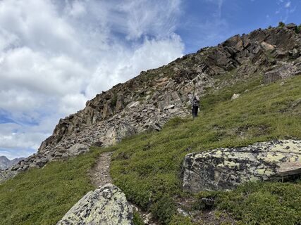 Foto von Han en Christa Jordaan entlang der Tour