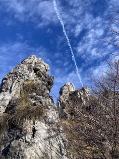 Foto von Marilena Locatelli entlang der Tour