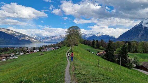 Foto von Matteo Allegri entlang der Tour