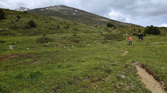 Zdjęcie z Andreas Schlosser wzdłuż trasy