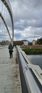 Fotografia z Mária Lovász na trase