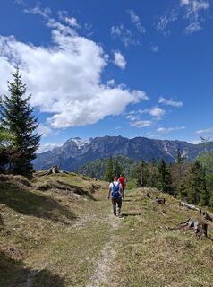 Foto von Laura Neuroth entlang der Tour