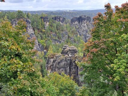Photo de Angela Budding-van Dam le long du parcours