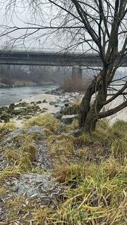 Zdjęcie z Irmi Lechner wzdłuż trasy