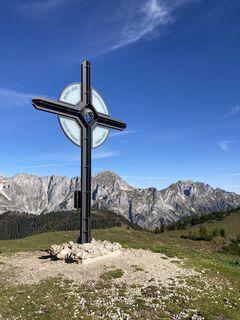 Foto de Georg Labacher a lo largo del recorrido