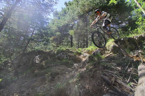 Itinéraire descendant VTT La Norma