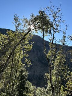 Photo de Agnese Martinelli le long du parcours