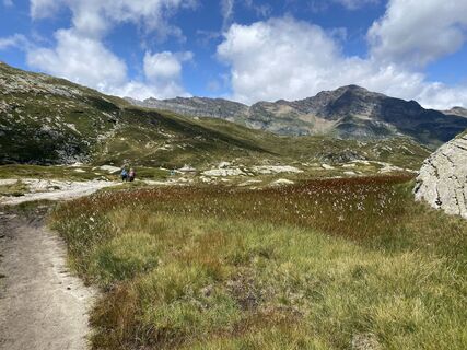 Photo de Marilena Locatelli le long du parcours